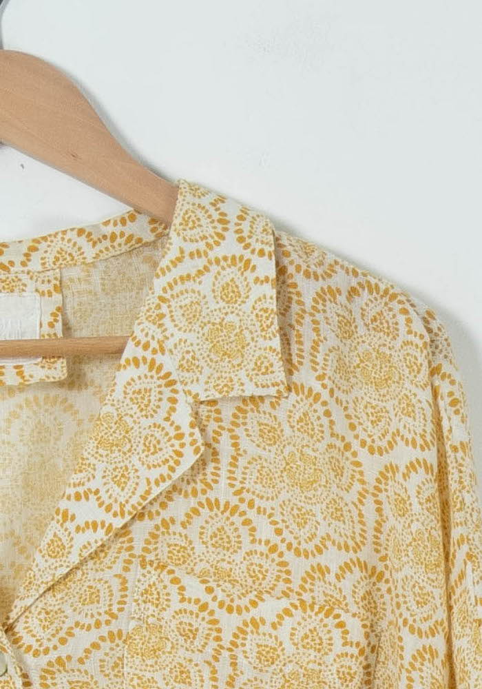 Chemise à Motifs Jaune - Taille XXL/44 de la marque Weill | PARAD90180 - Vendu par Paradigme - Image 3