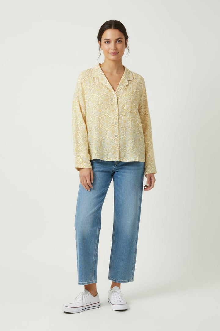 Chemise à Motifs Jaune - Taille XXL/44 de la marque Weill | PARAD90180 - Vendu par Paradigme - Image 1
