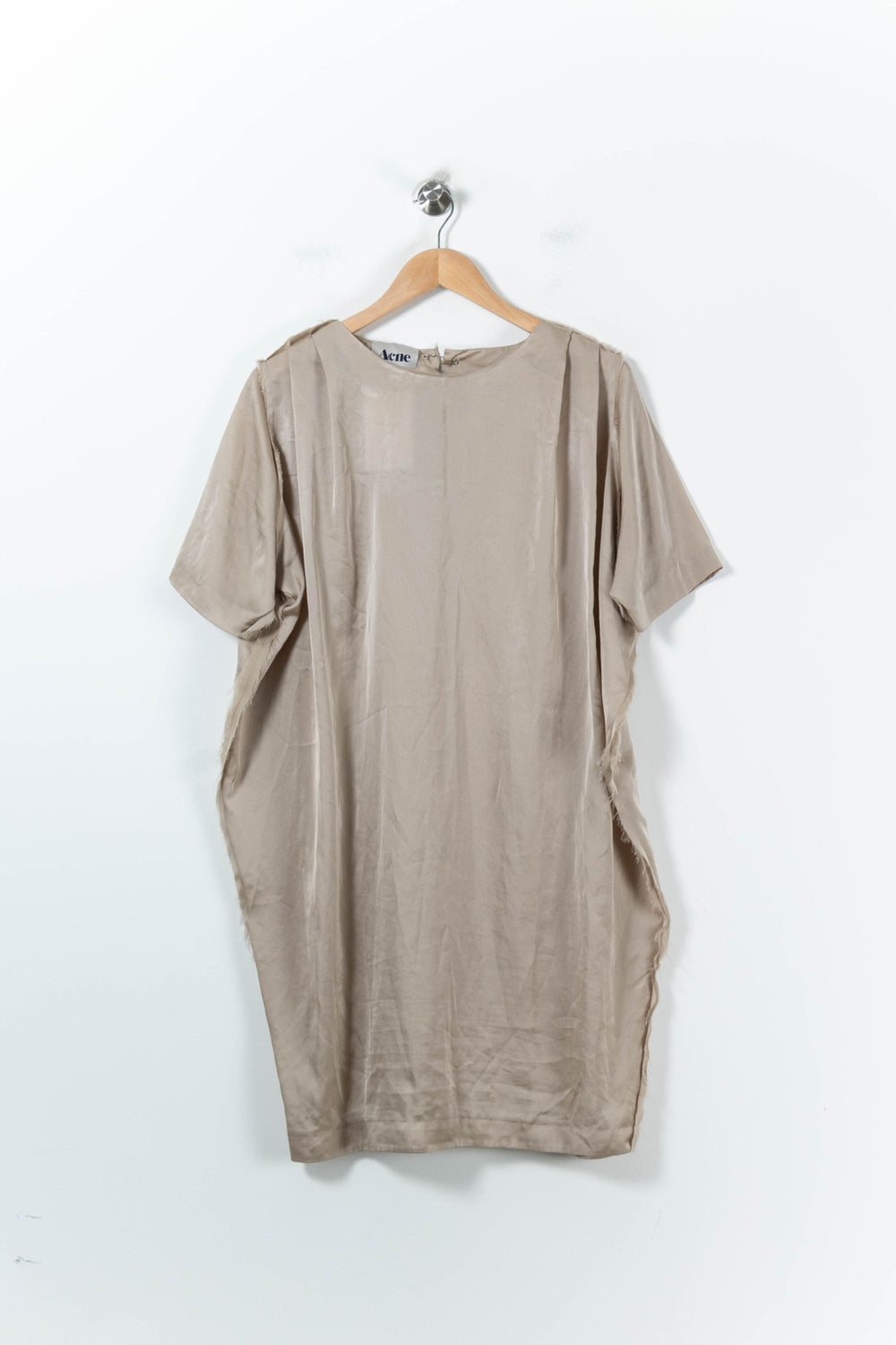 Robe Droite Beige - Taille S/36 de la marque Acne Studios | PARAD90203 - Vendu par Paradigme - Image 2