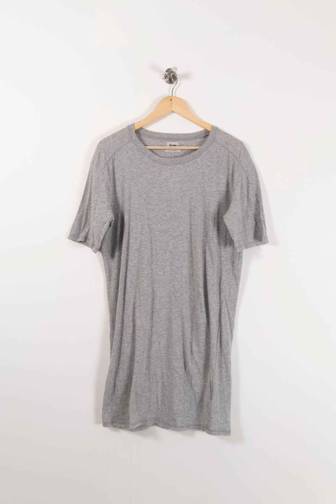Robe T-shirt Grise - Taille S/36 de la marque Acne Studios | PARAD90204 - Vendu par Paradigme - Image 2