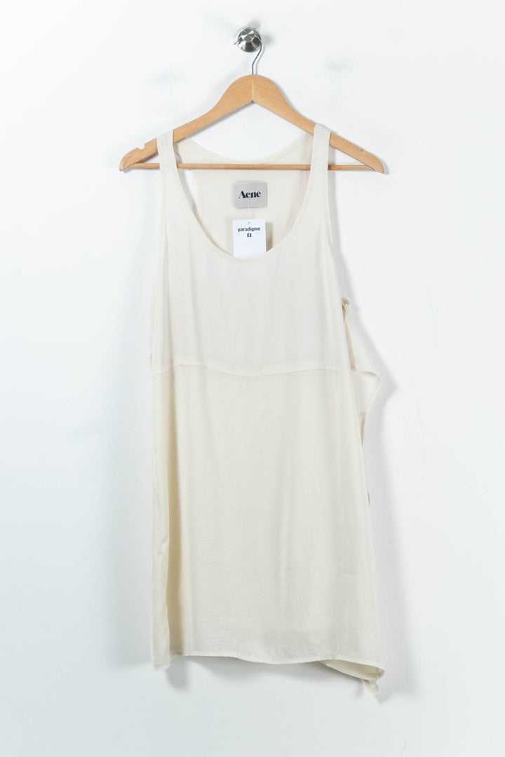 Robe Débardeuse Blanche - Taille M/38 de la marque Acne Studios | PARAD90205 - Vendu par Paradigme - Image 2