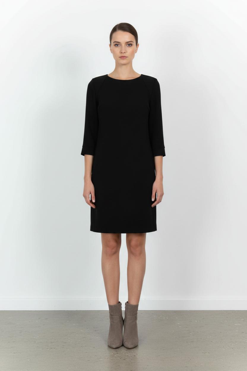 Robe Manches Longues Noire - Taille XS/34 de la marque The Kooples | PARAD90208 - Vendu par Paradigme - Image 1