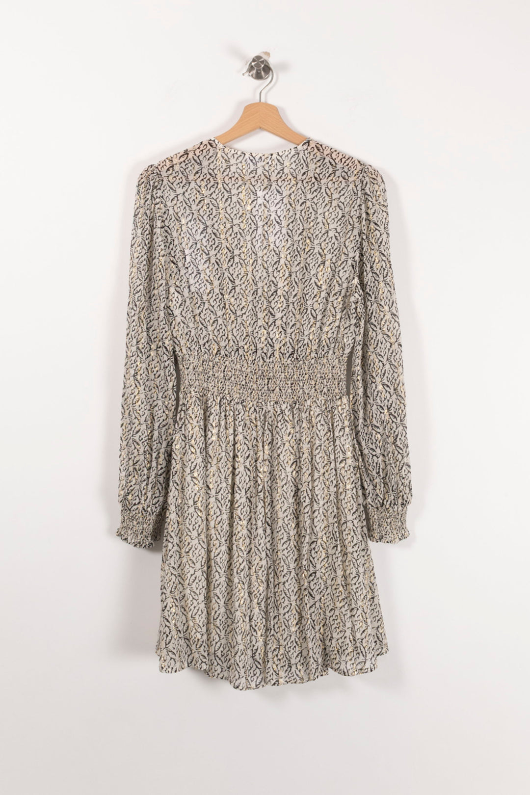 Robe Courte Blanche et Noire - Taille XS/34 de la marque Claudie Pierlot | PARAD90210 - Vendu par Paradigme - Image 4