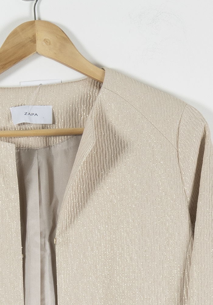 Manteau Beige - Taille M/38 de la marque ZAPA | PARAD90214 - Vendu par Paradigme - Image 3