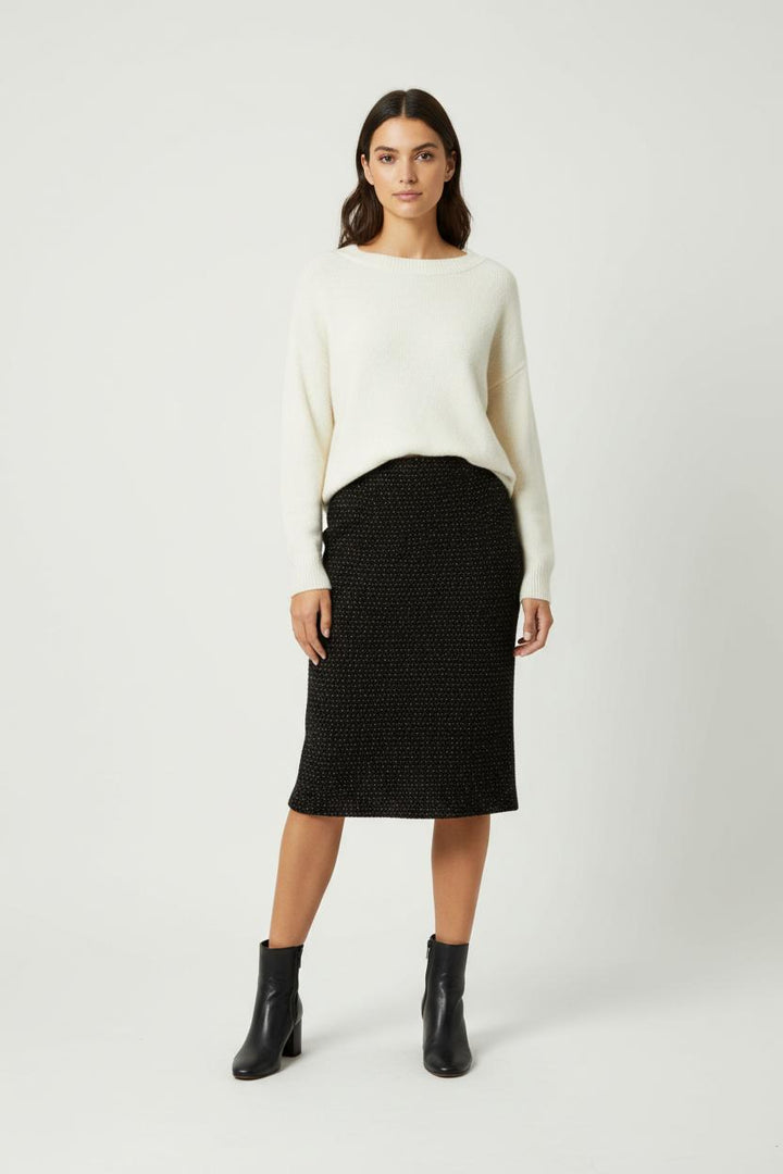 Jupe Droite Noire - Taille L/40 de la marque Rodier | PARAD90218 - Vendu par Paradigme - Image 1