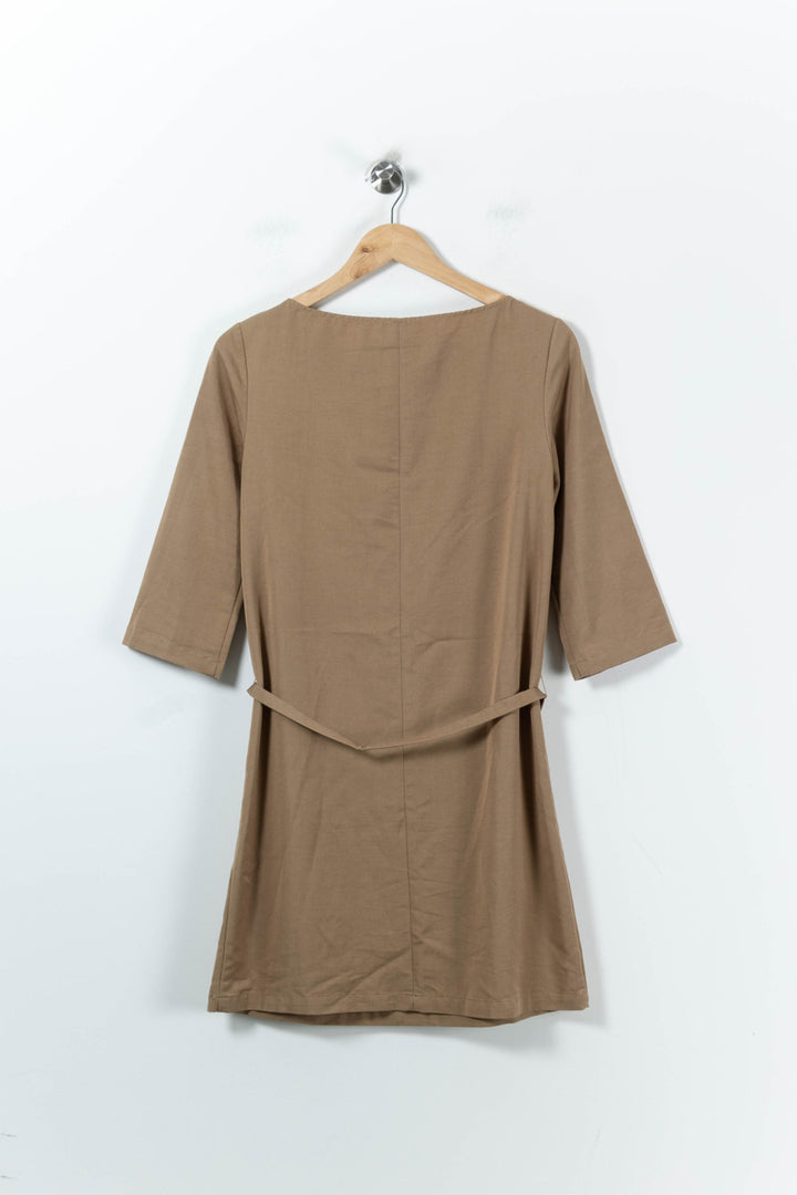Robe Ceinturée Beige - Taille XS/34 de la marque Filippa K | PARAD90222 - Vendu par Paradigme - Image 4