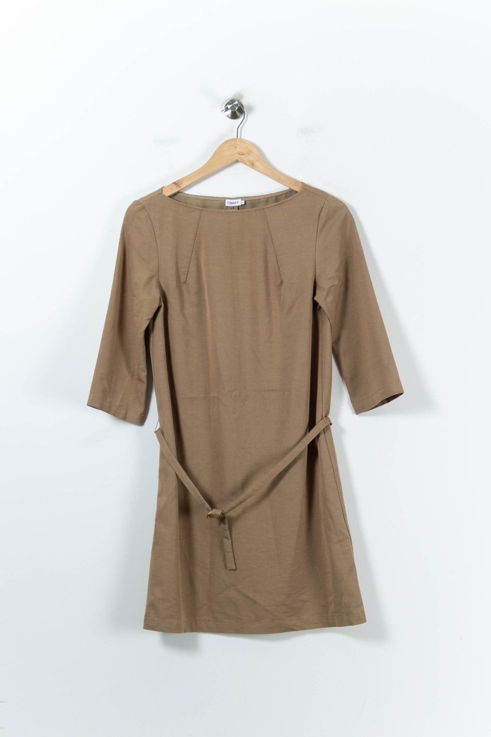 Robe Ceinturée Beige - Taille XS/34 de la marque Filippa K | PARAD90222 - Vendu par Paradigme - Image 2