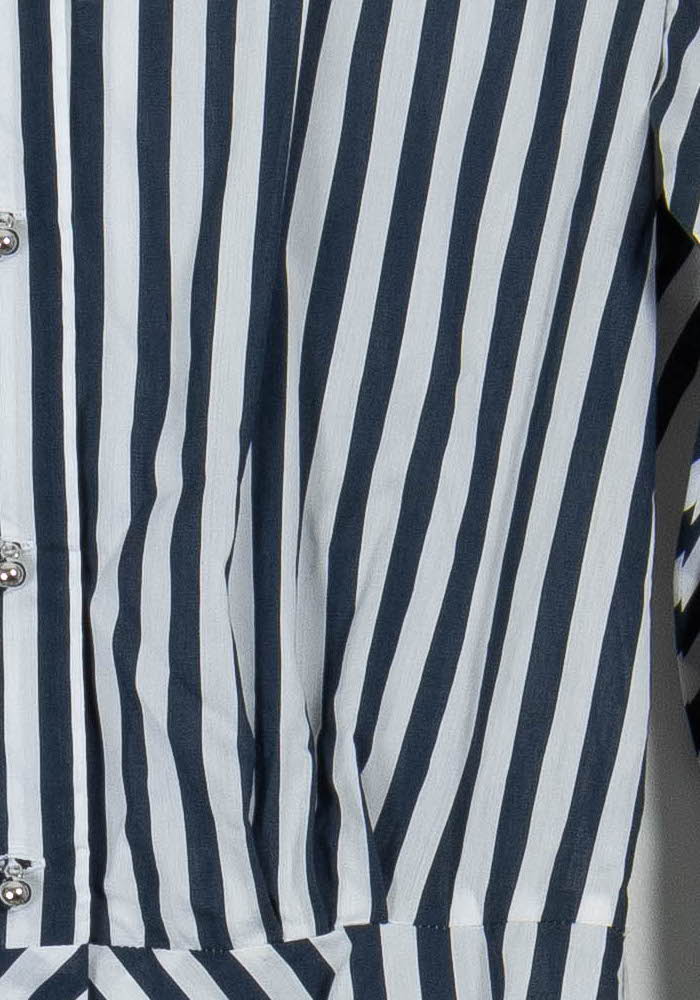 Robe Chemise Rayée Bleue et Blanche - Taille S/36 de la marque Weill | PARAD90223 - Vendu par Paradigme - Image 3