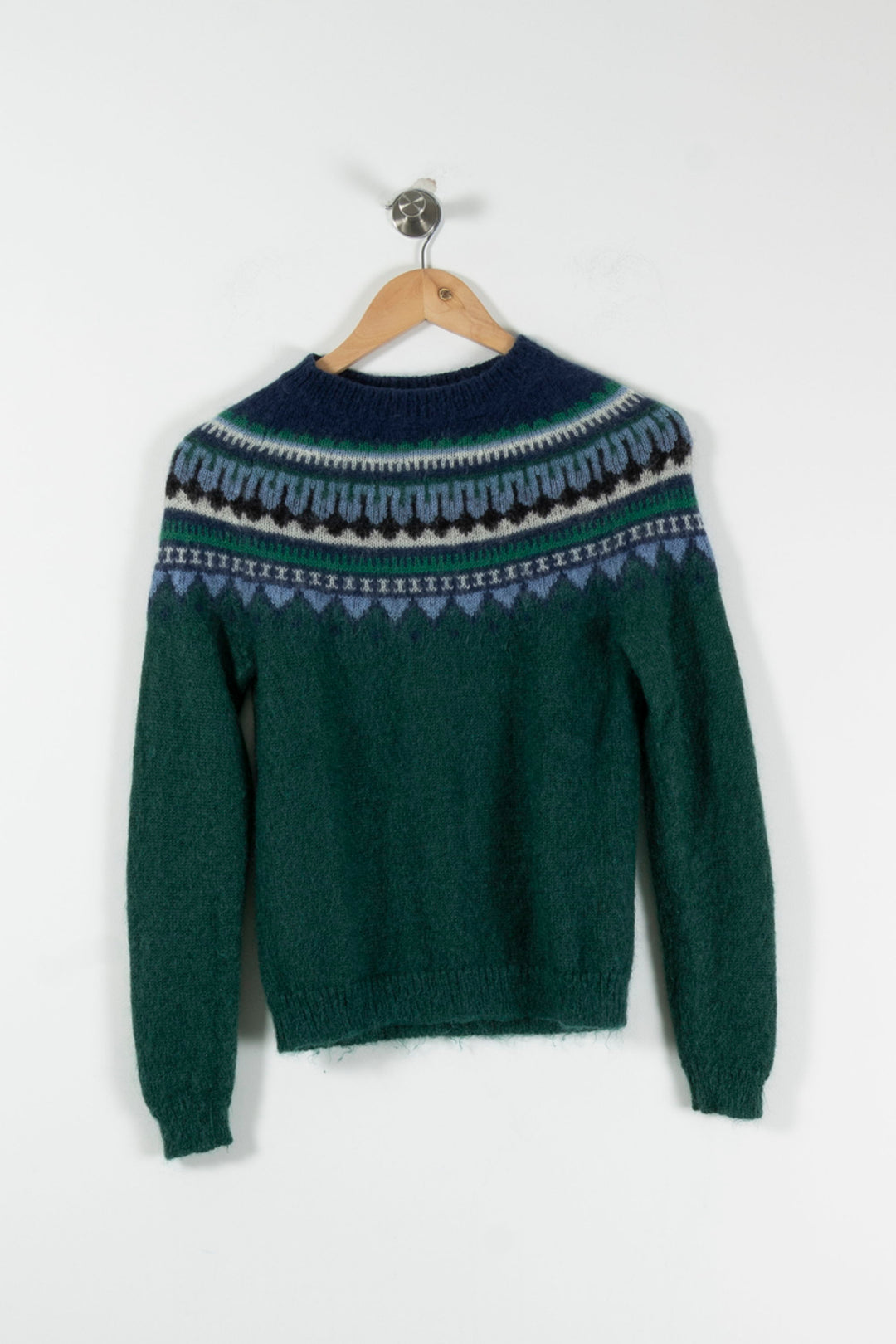 Pull Vert et Bleu - Taille S/36 de la marque Weill | PARAD90224 - Vendu par Paradigme - Image 2
