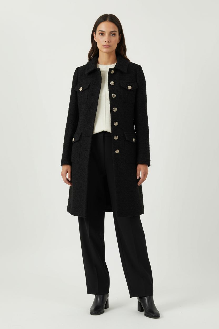 Manteau Court Noir - Taille XS/34 de la marque Weill | PARAD90227 - Vendu par Paradigme - Image 1