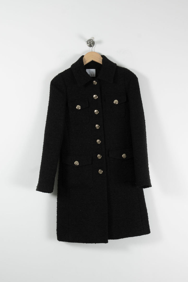 Manteau Court Noir - Taille XS/34 de la marque Weill | PARAD90227 - Vendu par Paradigme - Image 2