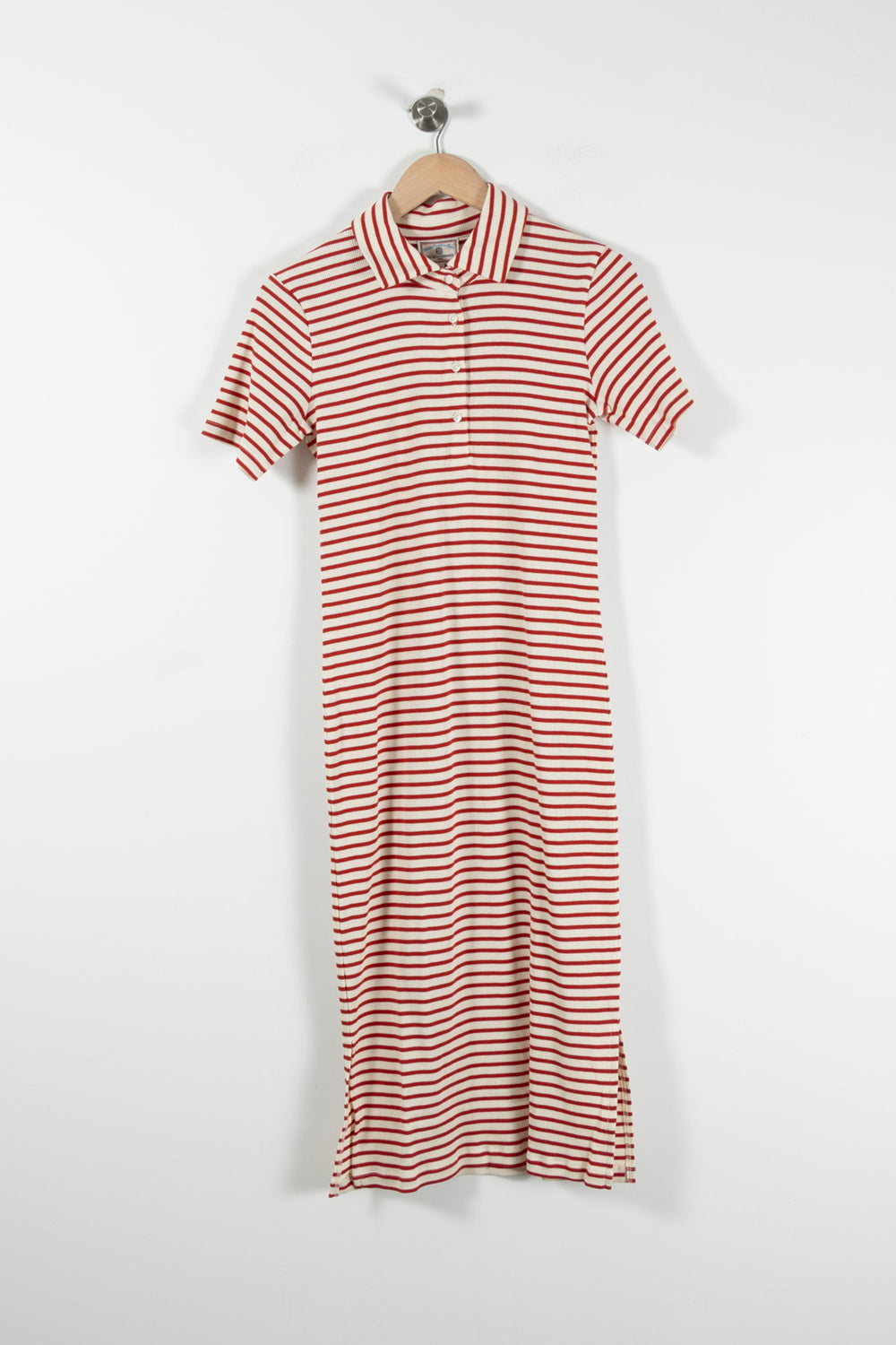 Robe Chemise Rouge et Blanche - Taille M/38 de la marque Ines de la Fressange Paris | PARAD90228 - Vendu par Paradigme - Image 2