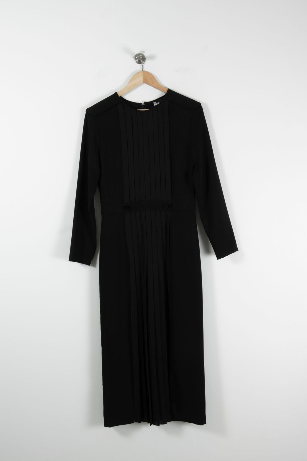 Robe Midi Noire - Taille M/38 de la marque The Kooples | PARAD90231 - Vendu par Paradigme - Image 2