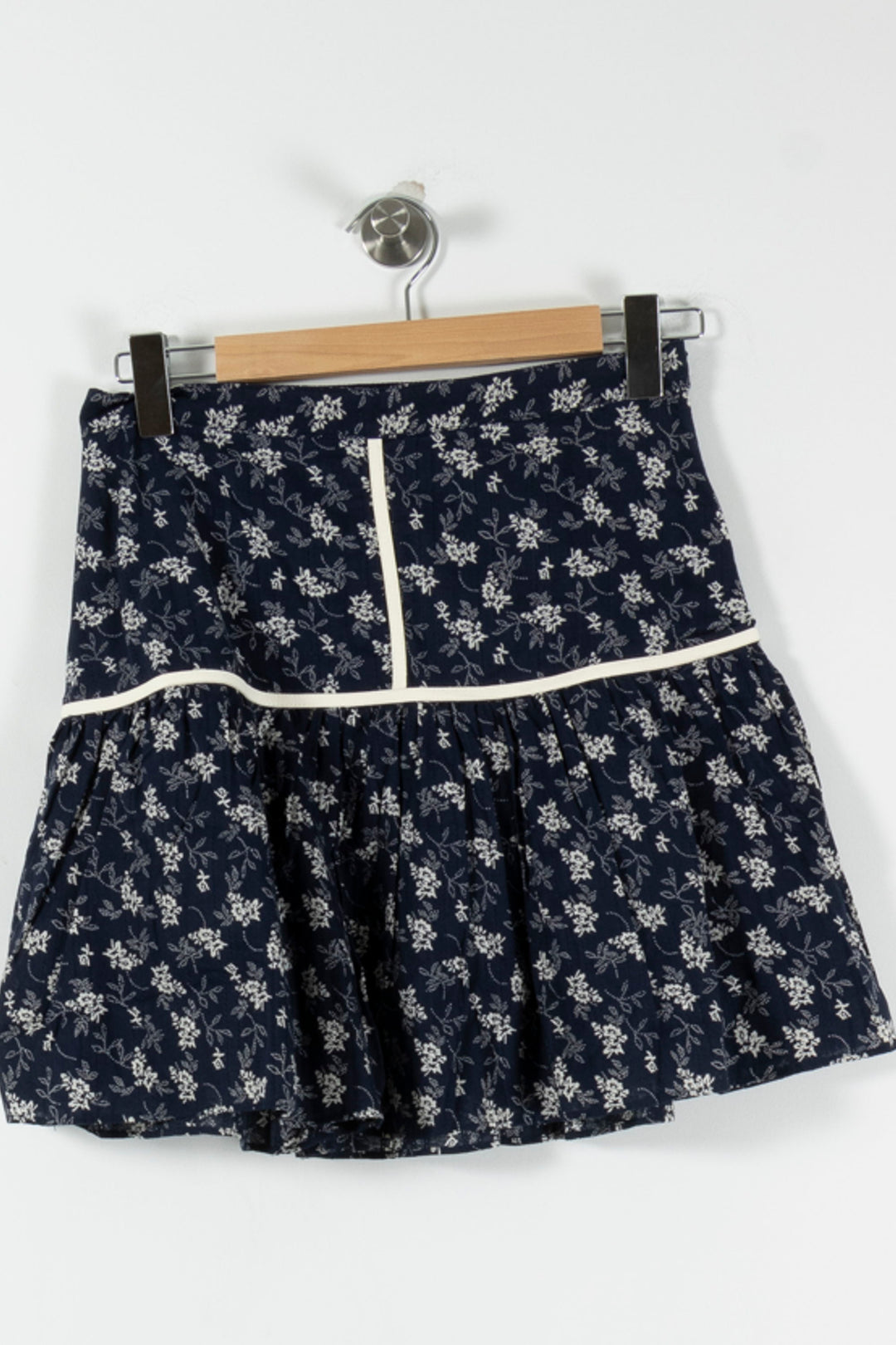 Jupe Fleurie Bleu et Blanche - Taille M/38 de la marque Karl Marc John | PARAD90247 - Vendu par Paradigme - Image 2