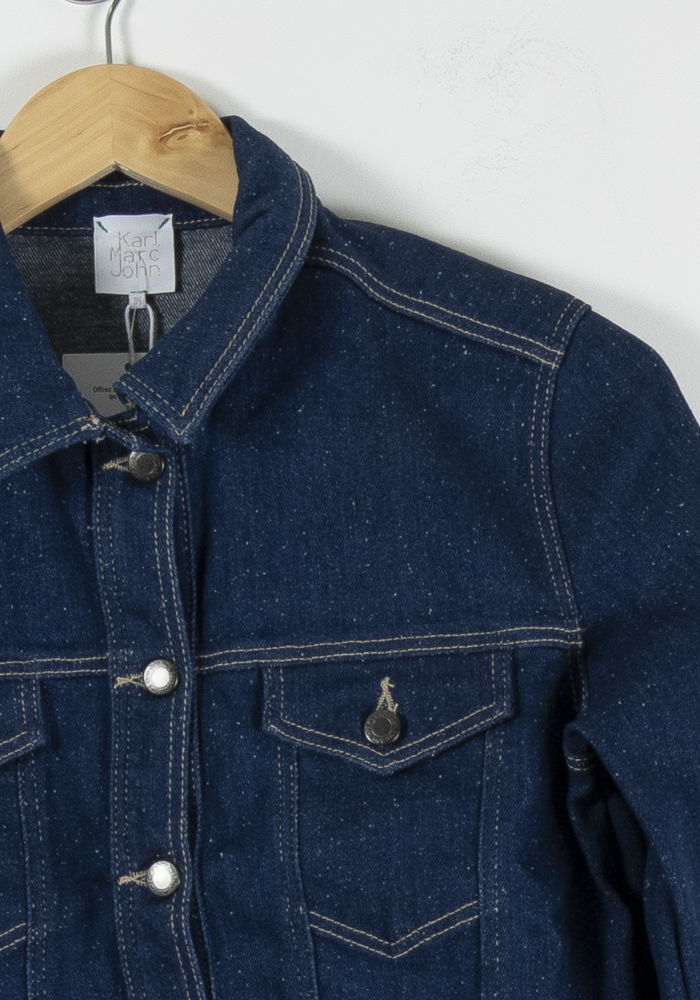 Veste en Jean Bleue - Taille S/36 de la marque Karl Marc John | PARAD90252 - Vendu par Paradigme - Image 3