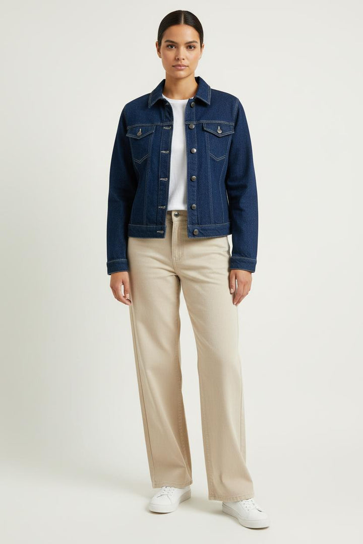 Veste en Jean Bleue - Taille S/36 de la marque Karl Marc John | PARAD90252 - Vendu par Paradigme - Image 1