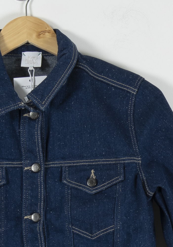 Veste en Jean Bleue - Taille XS/34 de la marque Karl Marc John | PARAD90255 - Vendu par Paradigme - Image 3