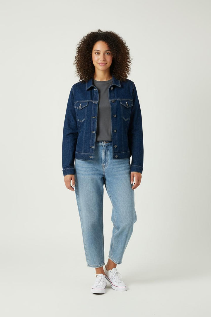 Veste en Jean Bleue - Taille XS/34 de la marque Karl Marc John | PARAD90255 - Vendu par Paradigme - Image 1