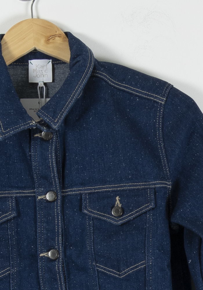 Veste en Jean Bleue - Taille XS/34 de la marque Karl Marc John | PARAD90257 - Vendu par Paradigme - Image 3