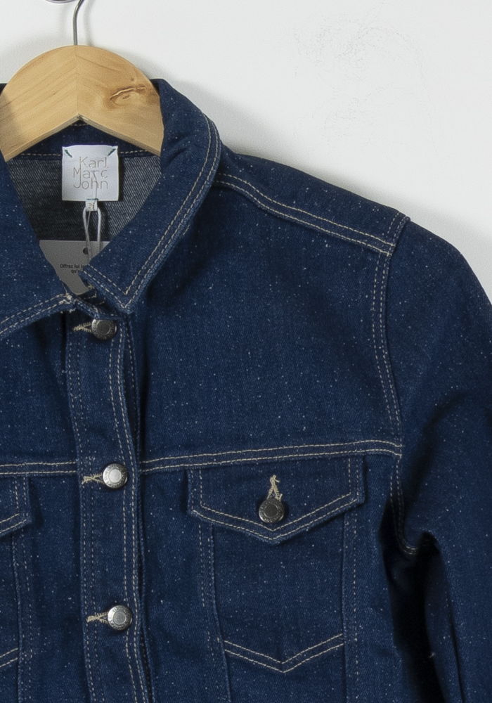 Veste en Jean Bleue - Taille XS/34 de la marque Karl Marc John | PARAD90258 - Vendu par Paradigme - Image 3