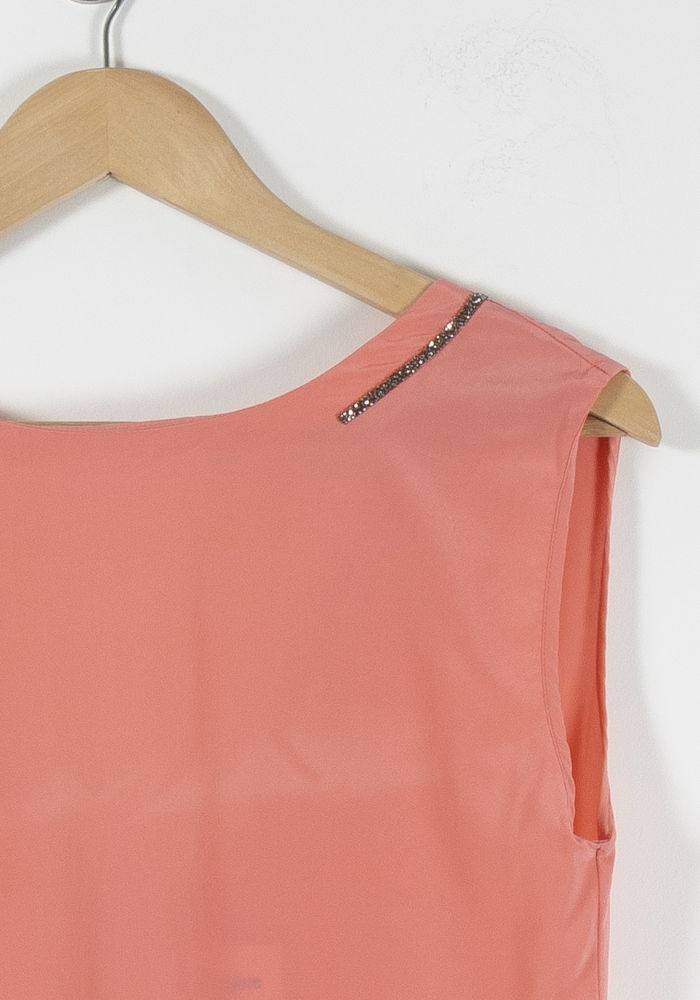 Robe Midi Rose - Taille S/36 de la marque Maje | PARAD90260 - Vendu par Paradigme - Image 3