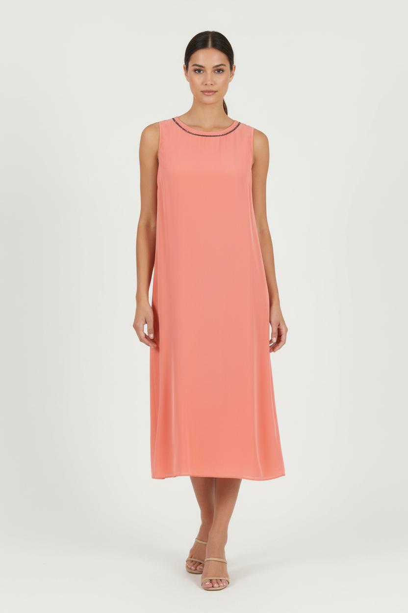 Robe Midi Rose - Taille S/36 de la marque Maje | PARAD90260 - Vendu par Paradigme - Image 1