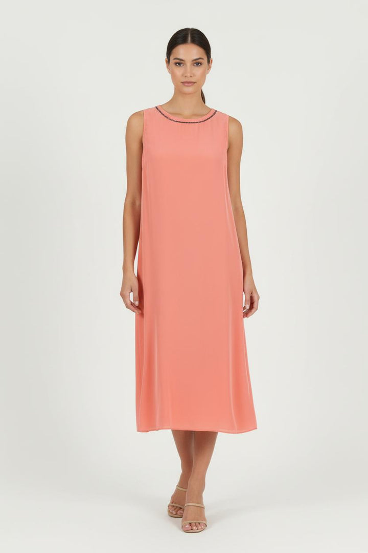 Robe Midi Rose - Taille S/36 de la marque Maje | PARAD90260 - Vendu par Paradigme - Image 1