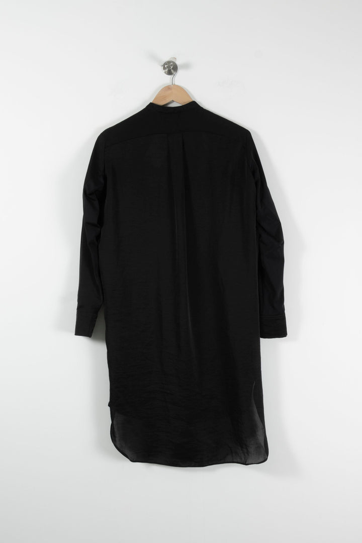 Robe Chemise Longue Noire - Taille S/36 de la marque Acne Studios | PARAD90263 - Vendu par Paradigme - Image 4