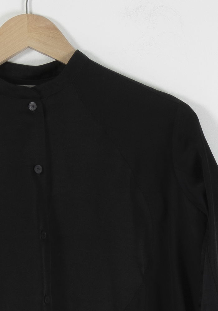 Robe Chemise Longue Noire - Taille S/36 de la marque Acne Studios | PARAD90263 - Vendu par Paradigme - Image 3