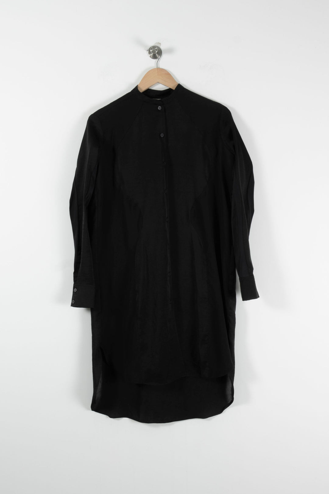 Robe Chemise Longue Noire - Taille S/36 de la marque Acne Studios | PARAD90263 - Vendu par Paradigme - Image 2