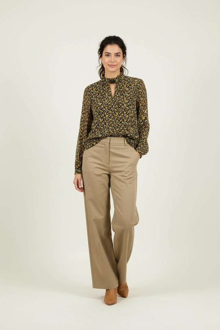 Blouse Noire et Jaune - Taille XS/34 de la marque The Kooples | PARAD90274 - Vendu par Paradigme - Image 1