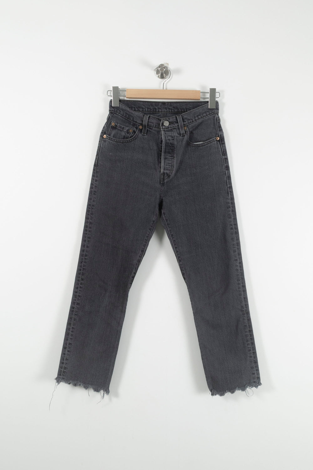 Jean Droit Gris - Taille XS/34 de la marque Levi's | PARAD90278 - Vendu par Paradigme - Image 2