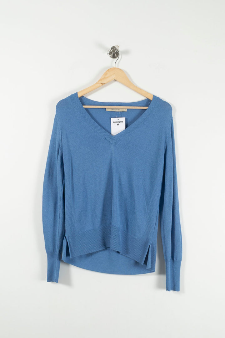 Pull Bleu - Taille L/40 de la marque La Fée Maraboutée | PARAD90288 - Vendu par Paradigme - Image 2
