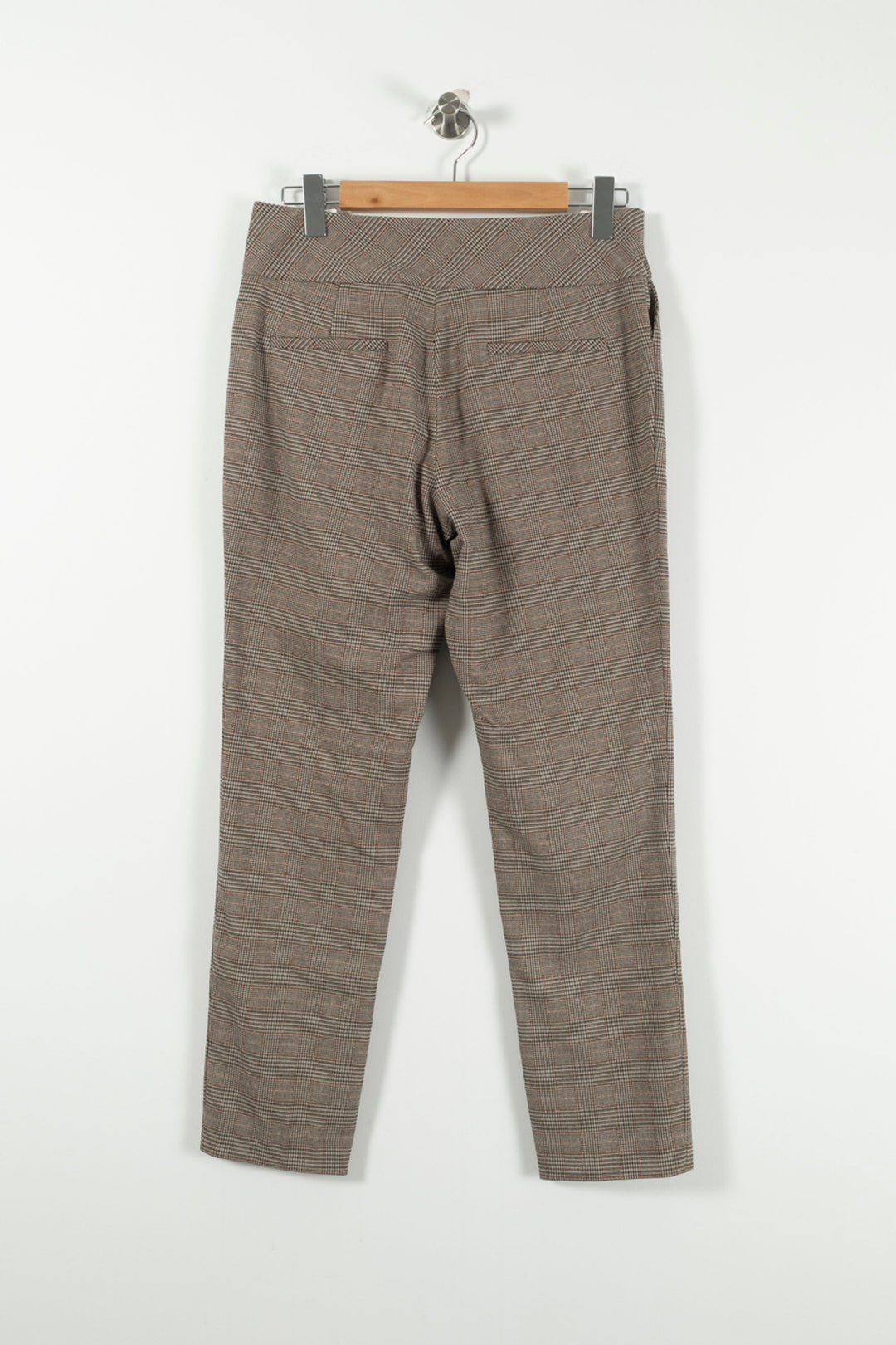 Pantalon Carreaux Marron - Taille L/40 de la marque Kookai | PARAD90290 - Vendu par Paradigme - Image 4