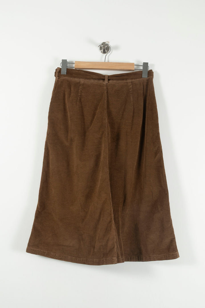 Jupe Midi Marron - Taille L/40 de la marque Caroll | PARAD90299 - Vendu par Paradigme - Image 4