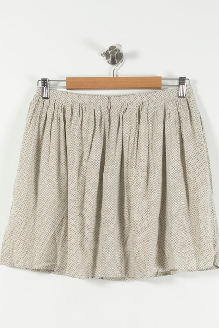 Jupe Courte Beige - Taille L/40 de la marque Galeries Lafayette | PARAD90303 - Vendu par Paradigme - Image 4
