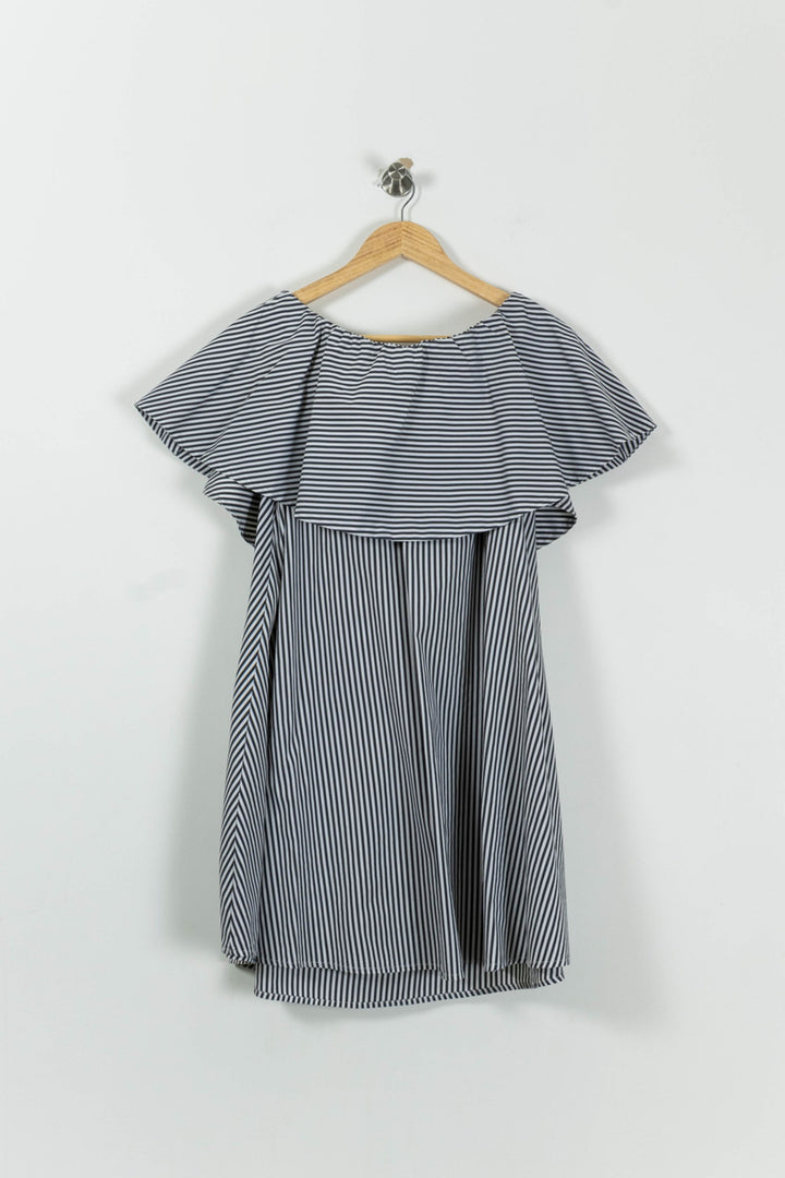 Robe Courte Blanche et Noire - Taille S/36 de la marque Imperial | PARAD90310 - Vendu par Paradigme - Image 4