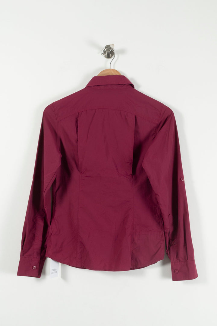 Chemise Bordeaux - Taille XS/34 de la marque Columbia | PARAD90313 - Vendu par Paradigme - Image 4