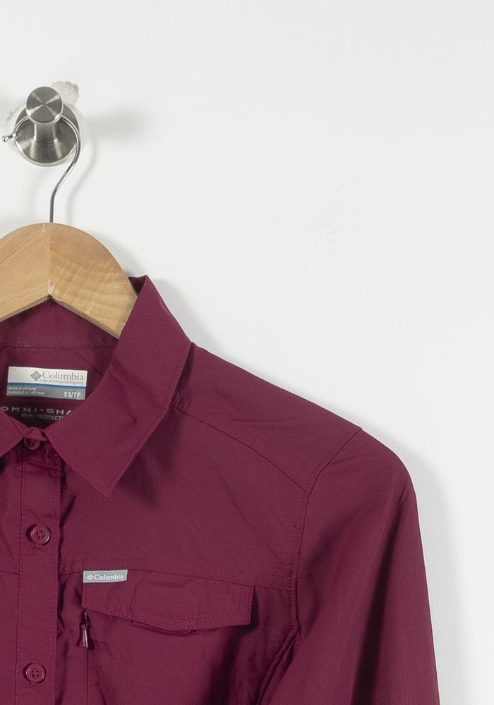 Chemise Bordeaux - Taille XS/34 de la marque Columbia | PARAD90313 - Vendu par Paradigme - Image 3