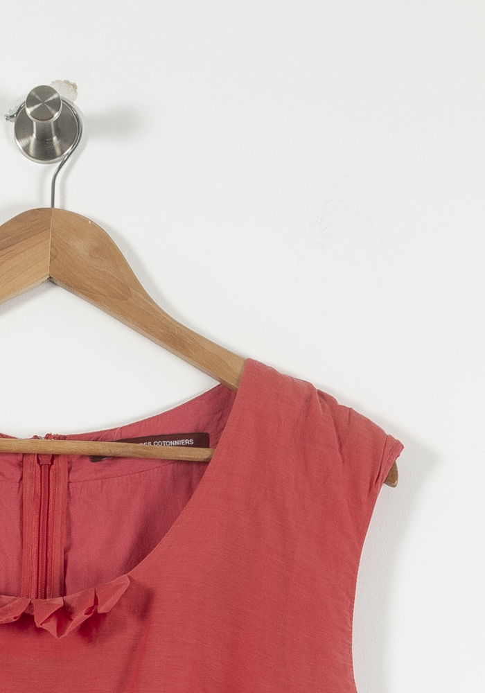 Robe Asymétrique Rose - Taille M/38 de la marque Comptoir des Cotonniers | PARAD90314 - Vendu par Paradigme - Image 3