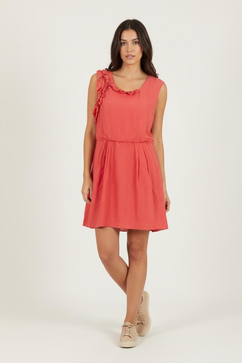 Robe Asymétrique Rose - Taille M/38 de la marque Comptoir des Cotonniers | PARAD90314 - Vendu par Paradigme - Image 1