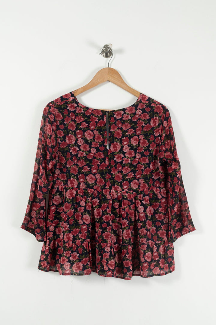 Blouse Bleu et Rouge - Taille S/36 de la marque La Petite Etoile | PARAD90315 - Vendu par Paradigme - Image 4