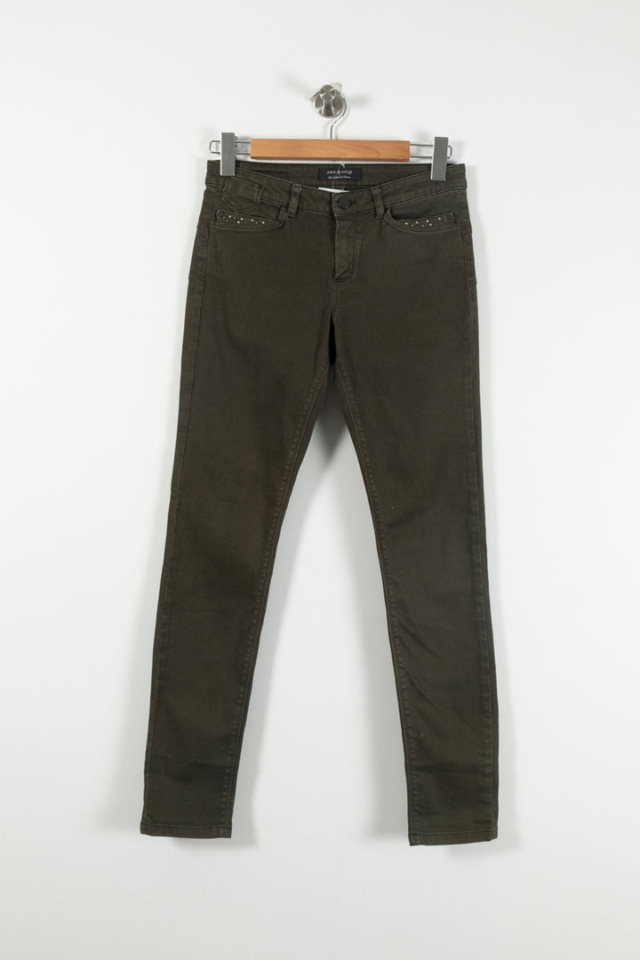 Jean Vert - Taille S/36 de la marque One Step | PARAD90318 - Vendu par Paradigme - Image 2