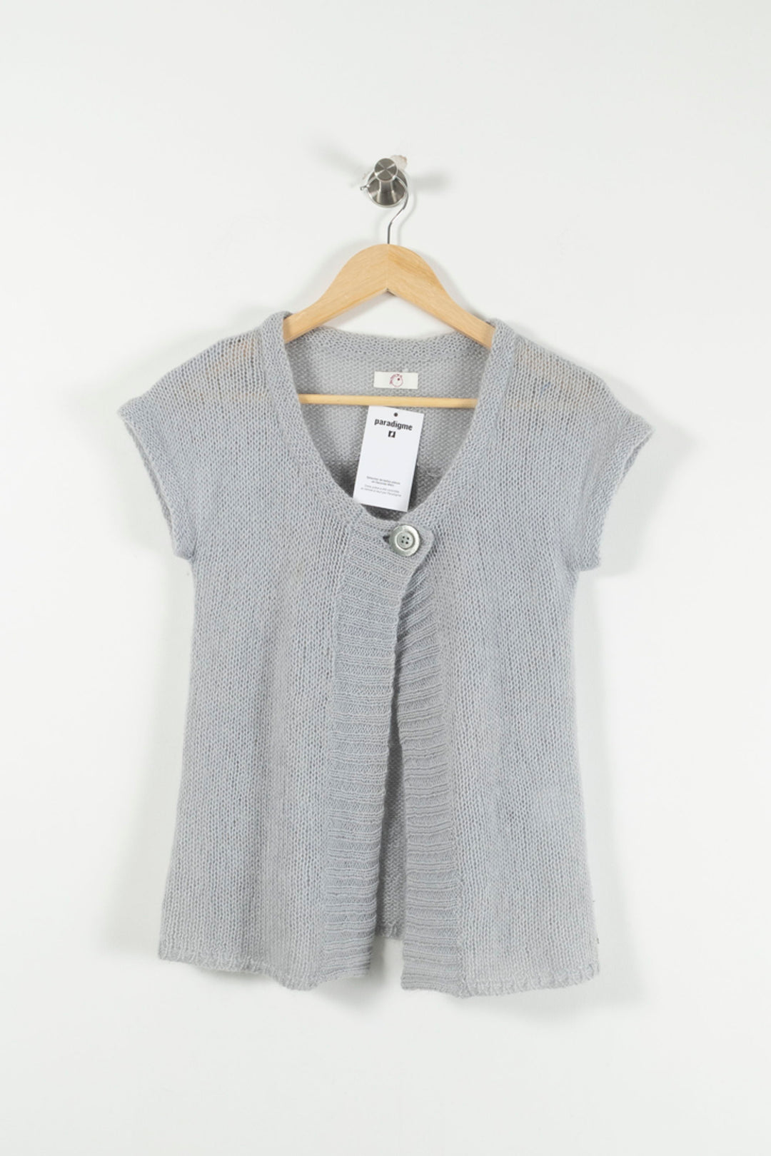 Gilet Gris - Taille M/38 de la marque Des petits hauts | PARAD90319 - Vendu par Paradigme - Image 2