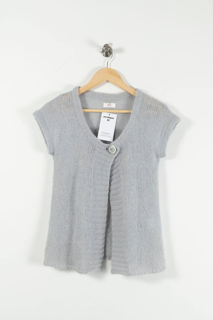 Gilet Gris - Taille M/38 de la marque Des petits hauts | PARAD90319 - Vendu par Paradigme - Image 2