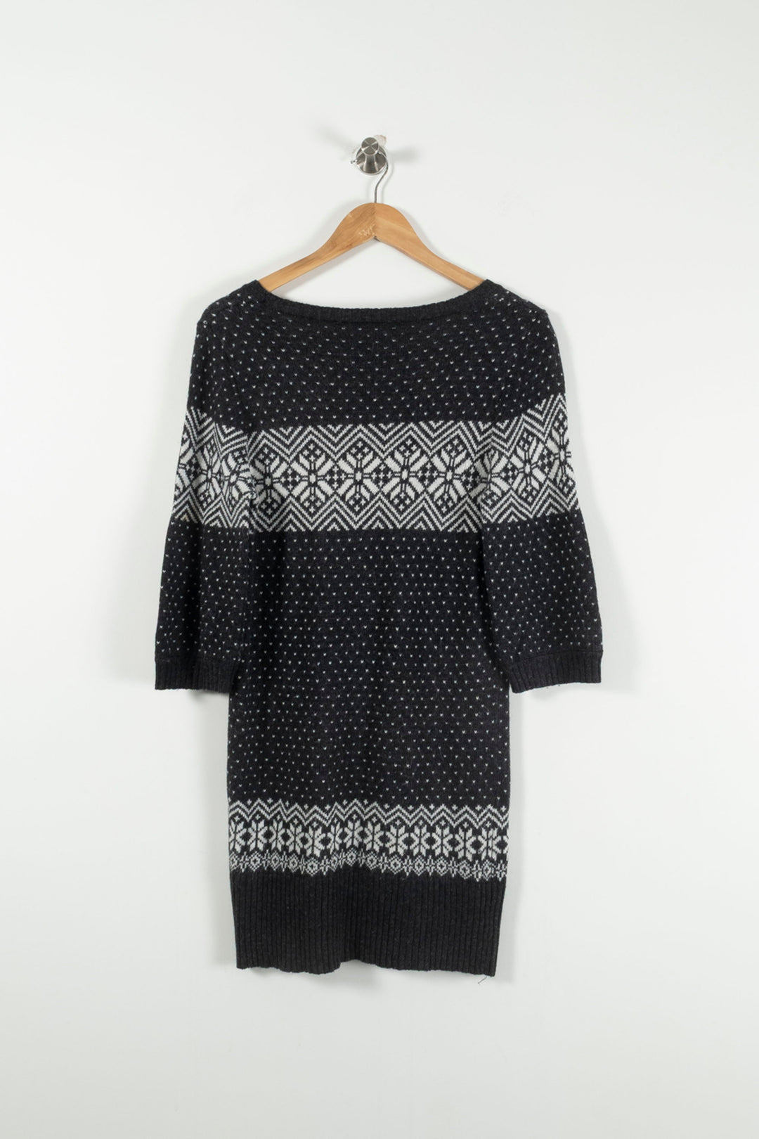 Robe Pull Noire et Blanche - Taille S/36 de la marque Suncoo | PARAD90321 - Vendu par Paradigme - Image 4