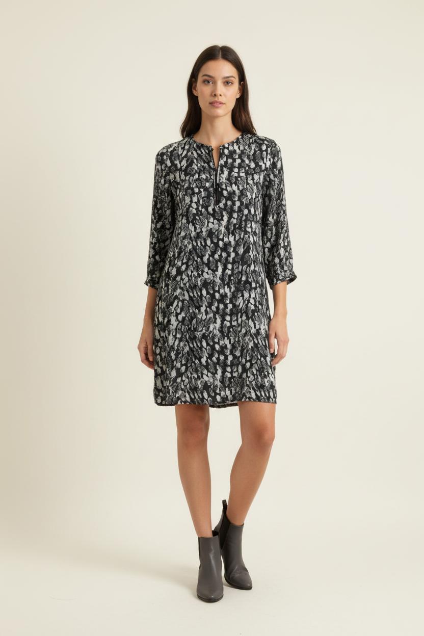 Robe Noire et Grise - Taille S/36 de la marque One Step | PARAD90334 - Vendu par Paradigme - Image 1