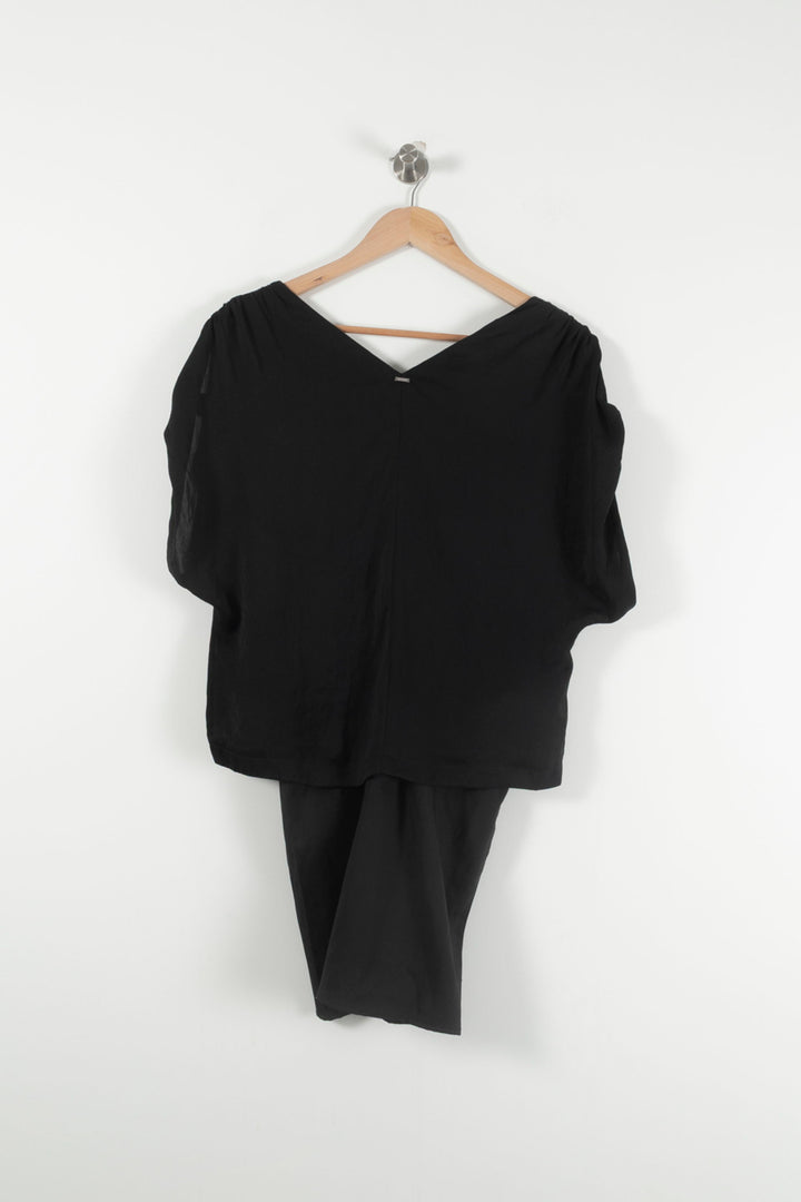 Robe Courte Noire - Taille S/36 de la marque IKKS | PARAD90336 - Vendu par Paradigme - Image 4