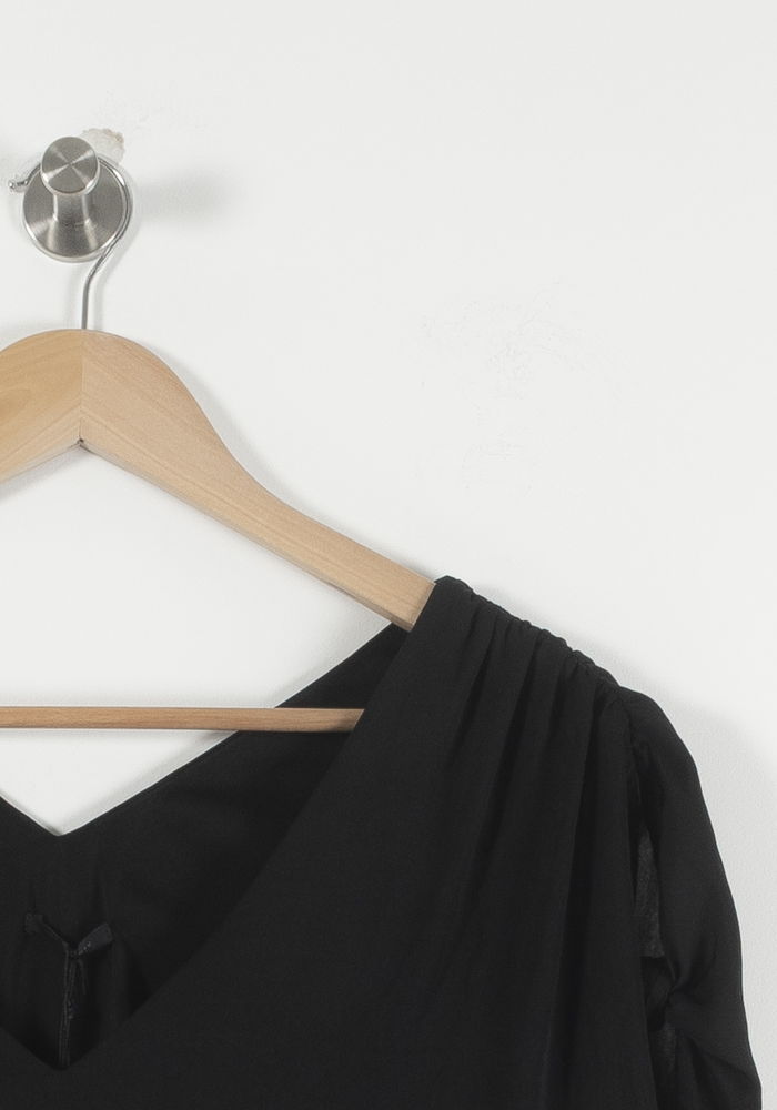 Robe Courte Noire - Taille S/36 de la marque IKKS | PARAD90336 - Vendu par Paradigme - Image 3