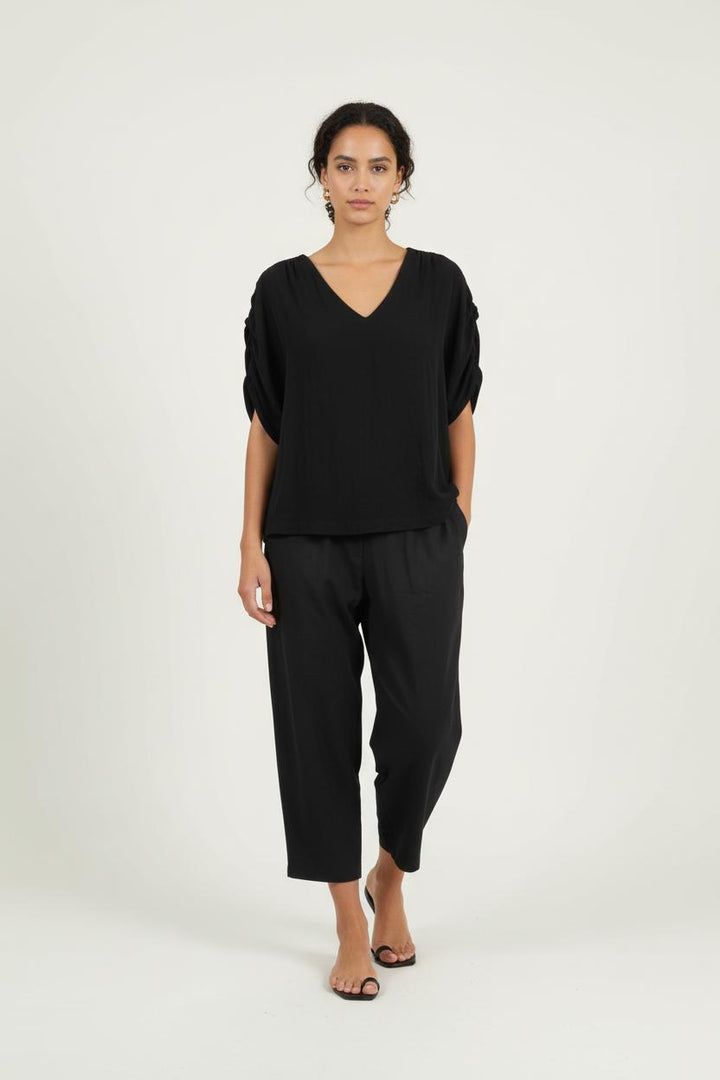 Robe Courte Noire - Taille S/36 de la marque IKKS | PARAD90336 - Vendu par Paradigme - Image 1